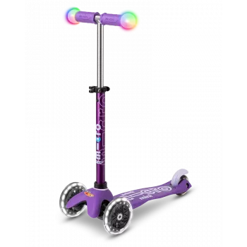 Micro Mini Deluxe LED Magic Aqua 3-pyöräinen potkulauta