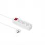 MICROCONNECT 3-osainen sukopistorasia 5m päälle/pois
