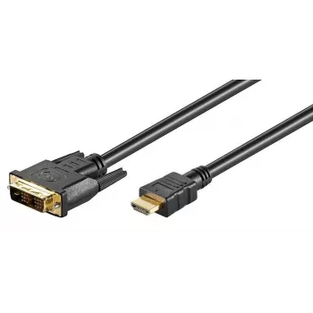 MicroConnect DVI-D uros HDMI uros -adapterikaapeli 0,5 m musta
