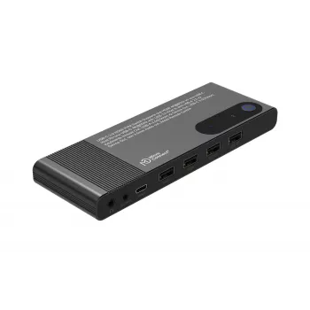 MicroConnect HDMI & USB-C KVM-kytkin 2-porttinen (MC-HDMI-KVM202K)