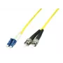 MicroConnect LC/PC - ST/PC 10m 9/125 yksimuoto duplex-verkkokaapeli