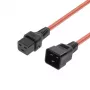 MicroConnect virtajohto C19 IEC Lock - C20 (MC-C19C20LOCK-1M-R)