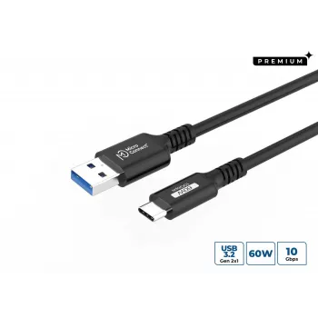 MICROCONNECT Premium USB-C–USB-A-kaapeli
