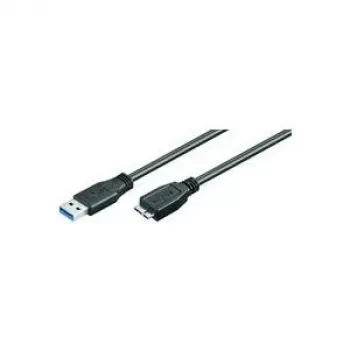 MicroConnect USB 3.0 kaapeli - 5 m, USB-A uros - Micro-USB B uros, musta USB3.0AB5MICRO