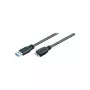 MicroConnect USB 3.0 kaapeli - 5 m, USB-A uros - Micro-USB B uros, musta USB3.0AB5MICRO