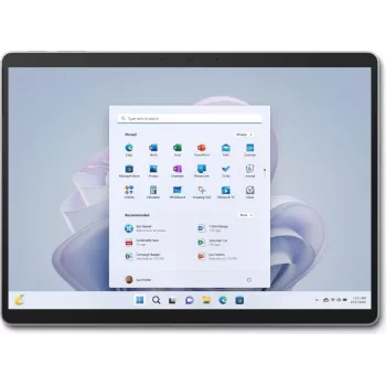Microsoft Surface Pro 9 13 tuuman 2-in-1 irrotettava tabletti, Intel Core i5-1235U, 8GB RAM, 256GB SSD, platina (kunnostettu)
