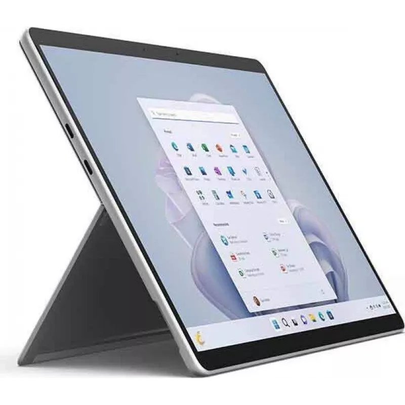 Microsoft Surface Pro 9 13 tuuman 2-in-1 irrotettava tabletti, Intel Core i5-1235U, 8GB RAM, 256GB SSD, platina (kunnostettu)
