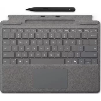 Microsoft Surface Pro -näppäimistö Slim Pen 2:lla, pohjoismainen asettelu, Platinum