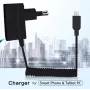 MicroUSB-kaapeli laturi musta 1 m USB 2.0