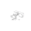 Midea MDWEB1403MB-WS kalusteisiin asennettava astianpesukone, 14 astiastoa, C, 44 dB