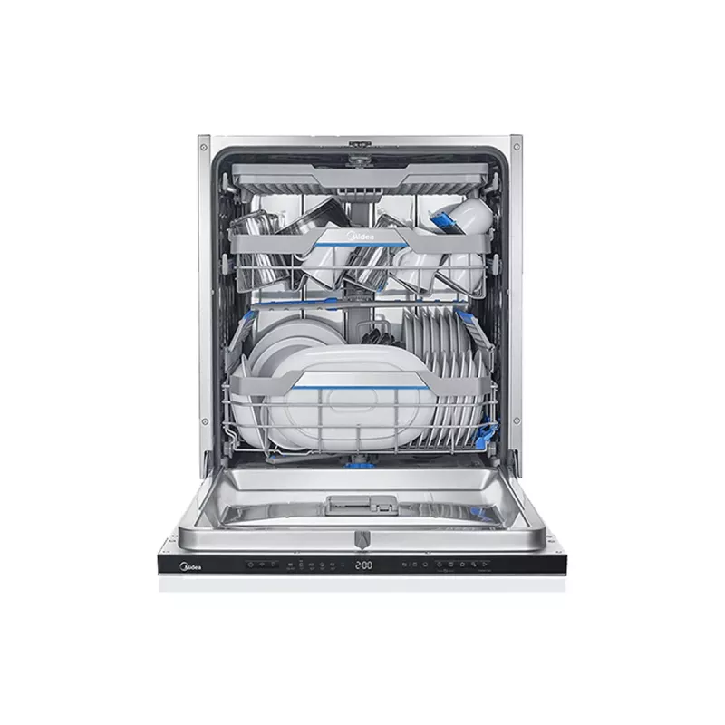 Midea MDWEB1403MB-WS kalusteisiin asennettava astianpesukone, 14 astiastoa, C, 44 dB