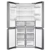 Midea Side-by-Side -jääkaappi MDRM632FGD46W, No Frost, 470 L, ruostumaton teräs, energialuokka D