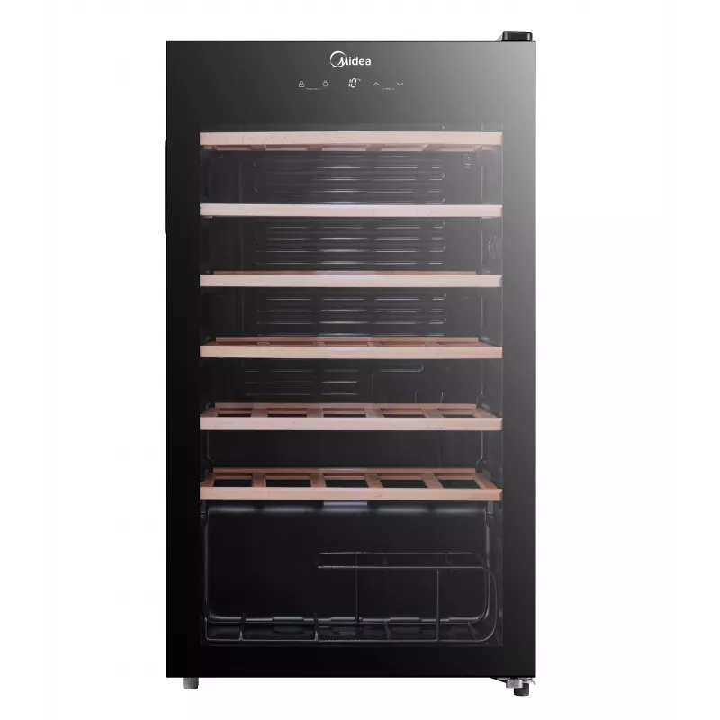 Midea viinikaappi MDRW150FGG22W vapaasti seisova 34 pulloa musta