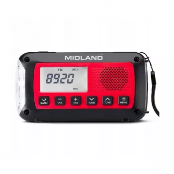 Midland ER100 hätäradio 2600mAh akulla