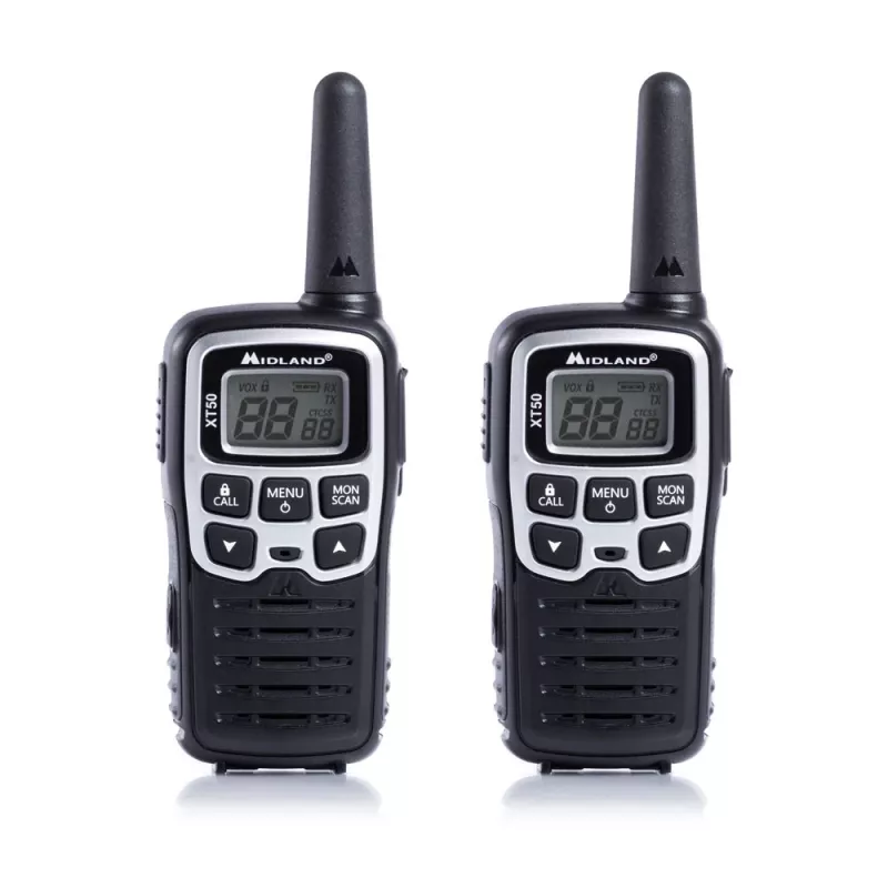 Midland XT50 2x PMR446 käsiraadio harmaa