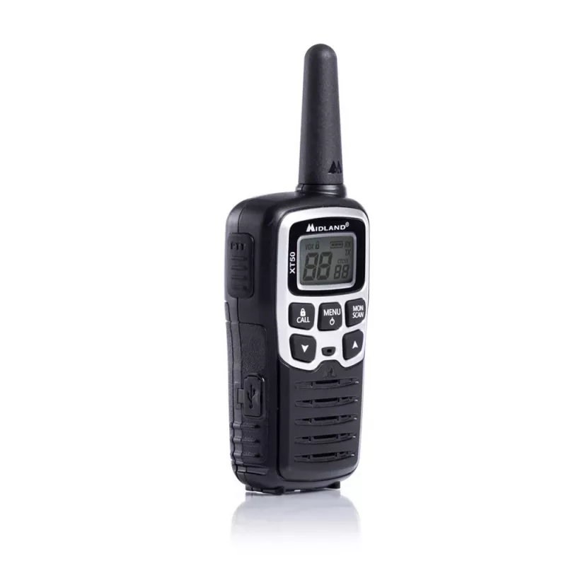 Midland XT50 2x PMR446 käsiraadio harmaa