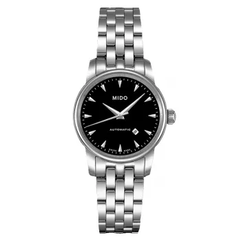 MIDO Baroncelli Lady automaattikello M76004181 29 mm ruostumaton teräs valkoinen helmiäinen