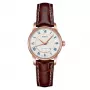MIDO Baroncelli Lady kvartsikello 29 mm ruostumaton teräs PVD-keltakultapinnoitteella hopeinen kellotaulu