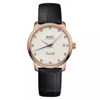 MIDO Baroncelli naisten automaattikello M027207362660 33 mm ruusukulta PVD