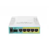 MikroTik hEX PoE gigabit Ethernet -reititin, valkoinen