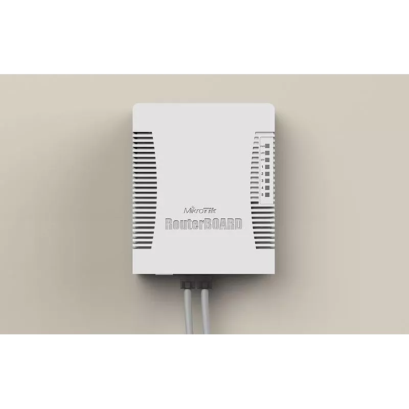 MikroTik hEX PoE gigabit Ethernet -reititin, valkoinen
