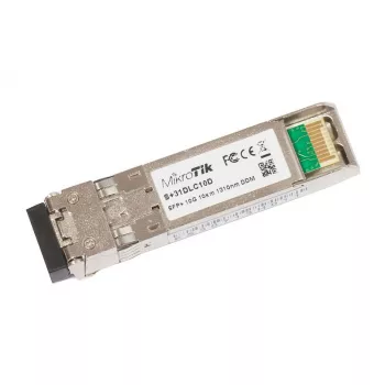 MikroTik S+31DLC10D SFP+ 10GBase-LR lähetin-vastaanotinmoduuli 10 km 1310 nm LC Duplex