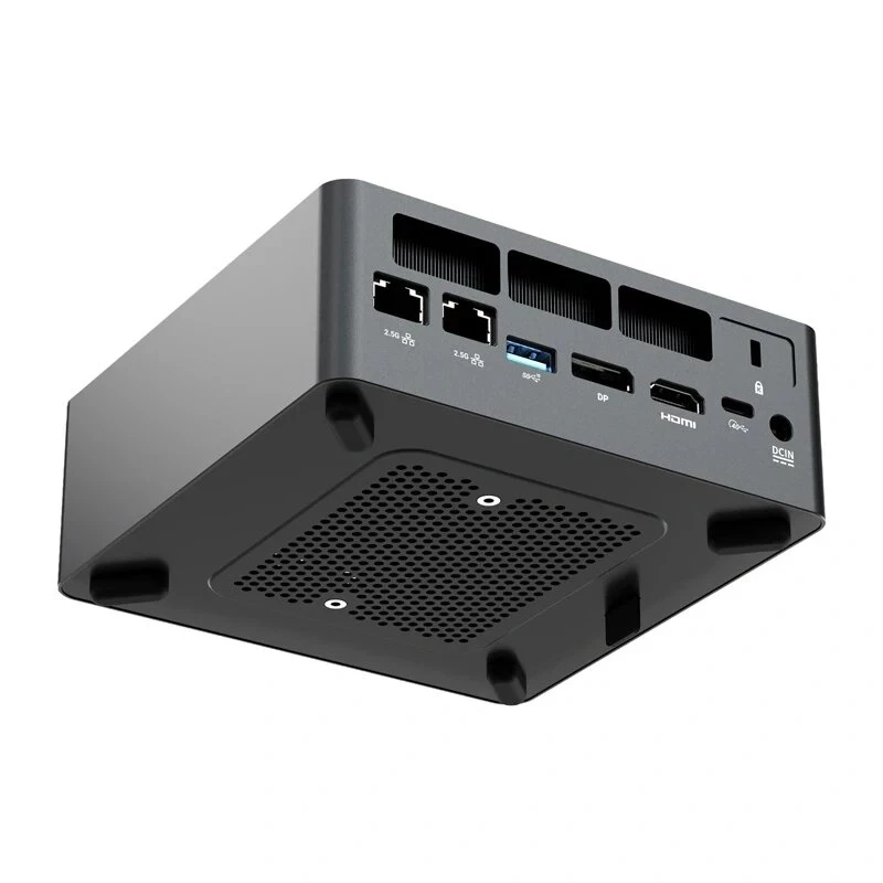 MINIX ER937-AI Barebone-minitietokone, AMD Ryzen HX 370 (Ryzen AI 300 series), Radeon 890M