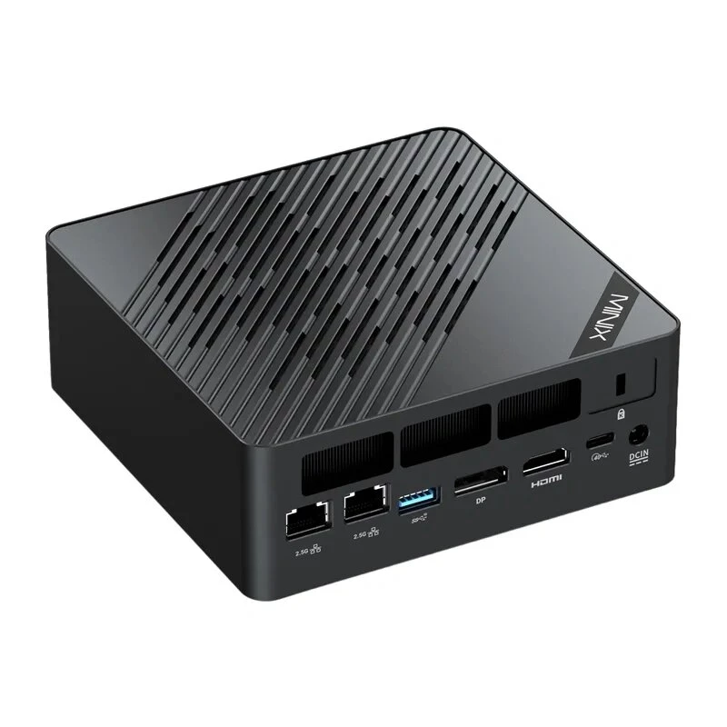MINIX ER937-AI Barebone-minitietokone, AMD Ryzen HX 370 (Ryzen AI 300 series), Radeon 890M
