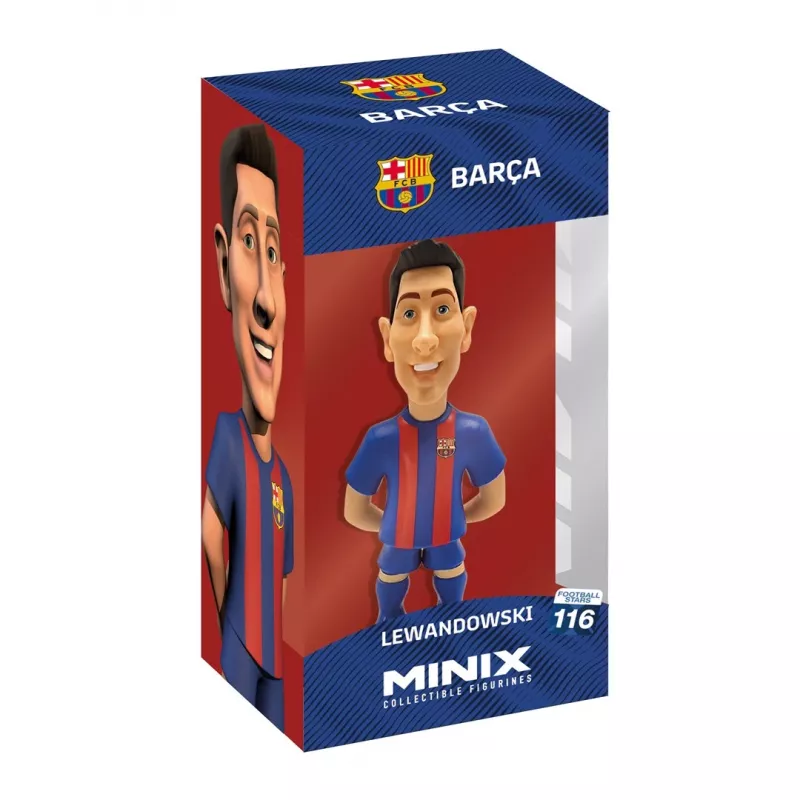 MINIX FC Barcelona - Robert Lewandowski keräilyfiguuri