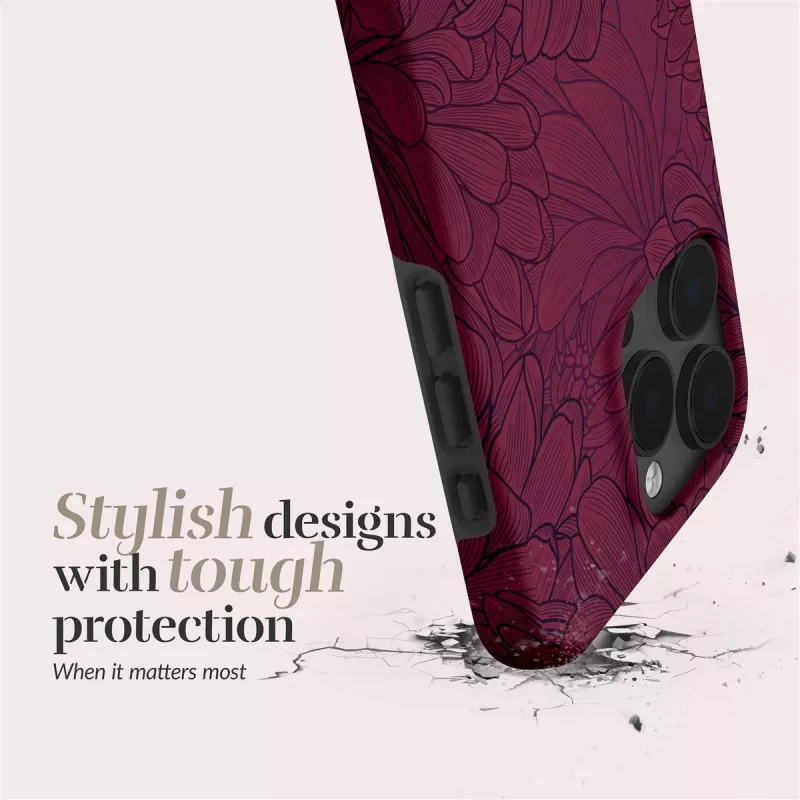 MIO Berry Blooms MagSafe-kotelo yhteensopiva iPhone 16 Pro Max