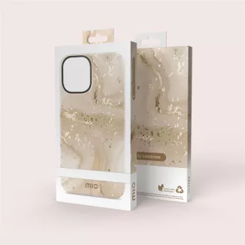 MIO Gold Marble MagSafe-yhteensopiva kotelo iPhone 13/14/15:lle