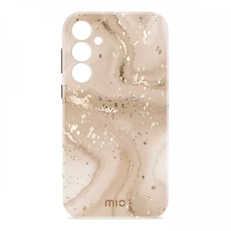 MIO Gold Marble MagSafe-yhteensopiva kuori Samsung S25 Plus 5G