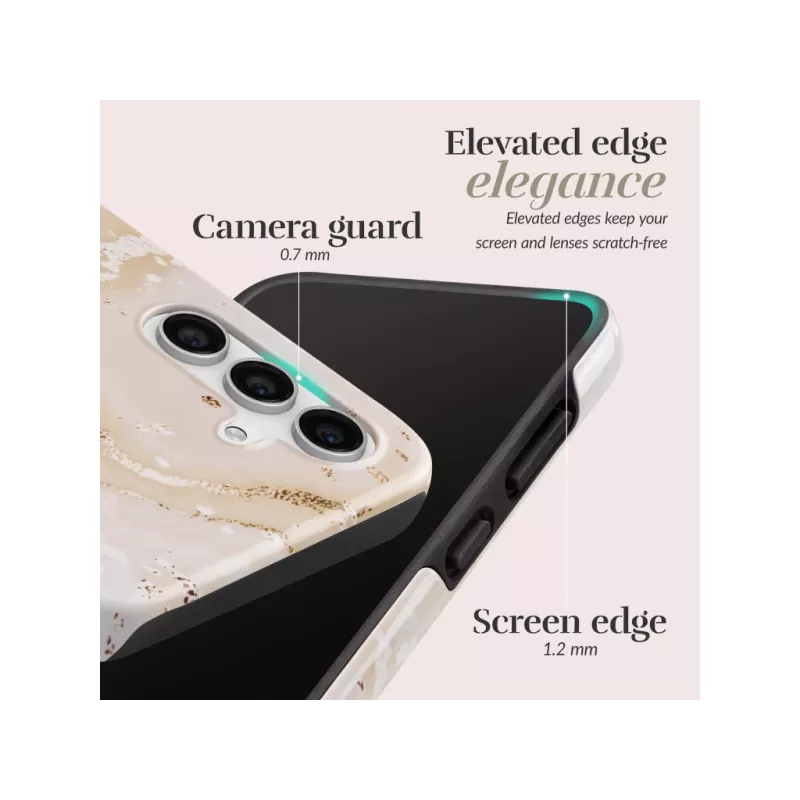 MIO Gold Marble MagSafe-yhteensopiva kotelo Samsung S25 Ultra 5G:lle