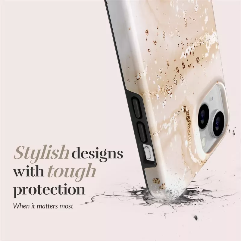 MIO Gold Marble MagSafe-yhteensopiva iPhone 16