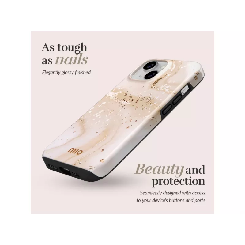 MIO Gold Marble MagSafe -yhteensopiva iPhone Pro Max