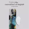 MIO Green Marble MagSafe-yhteensopiva kotelo iPhone 16 Plus:lle