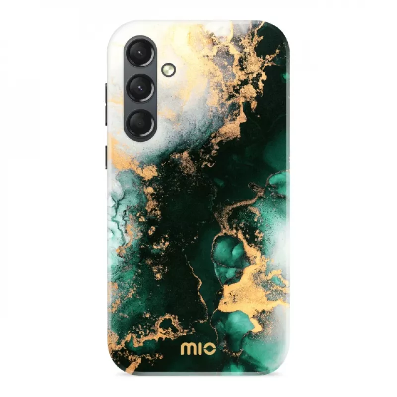 MIO Green Marble MagSafe-yhteensopiva kotelo Samsung S24 5G -puhelimelle