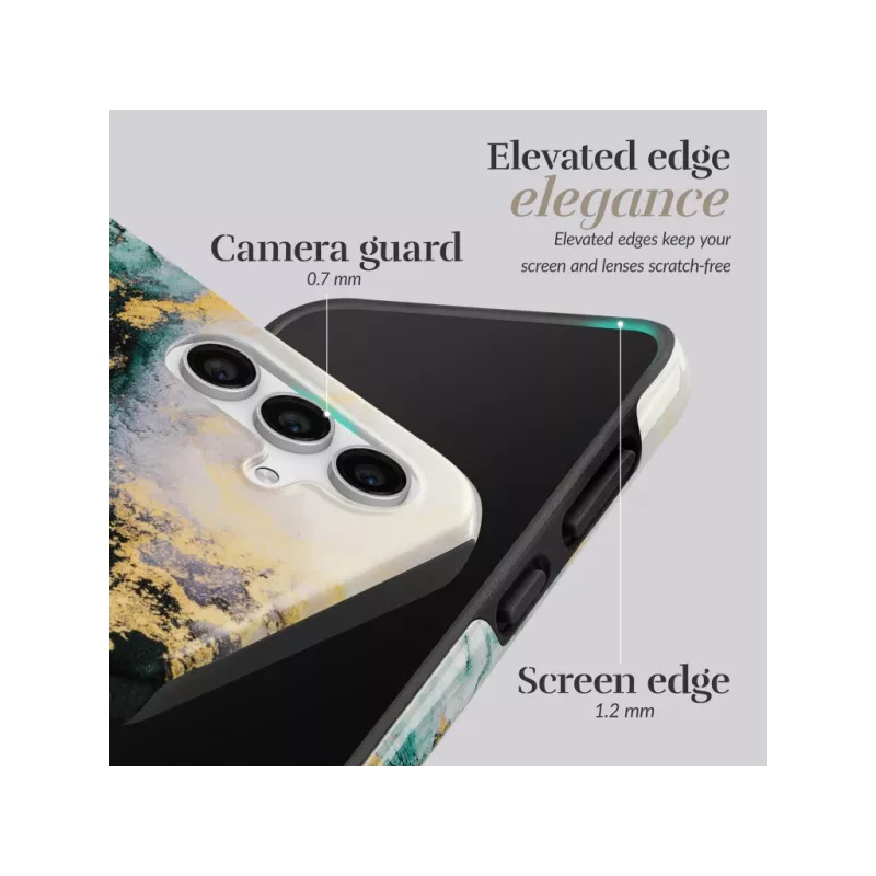 MIO Green Marble MagSafe-yhteensopiva kotelo Samsung S25 Plus 5G