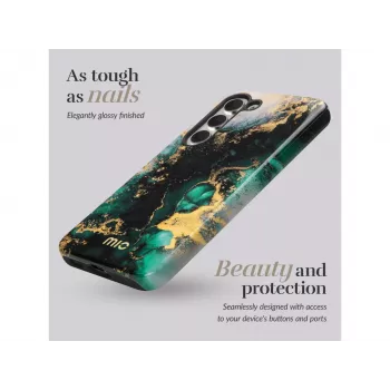 MIO Green Marble MagSafe-yhteensopiva kotelo Samsung S25 Plus 5G