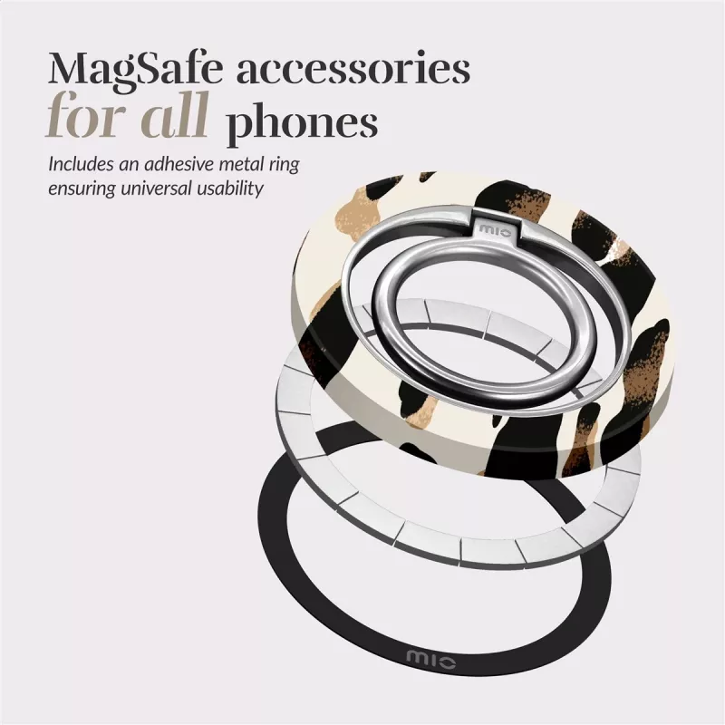 MIO Leopard MagSafe-yhteensopiva sormusteline