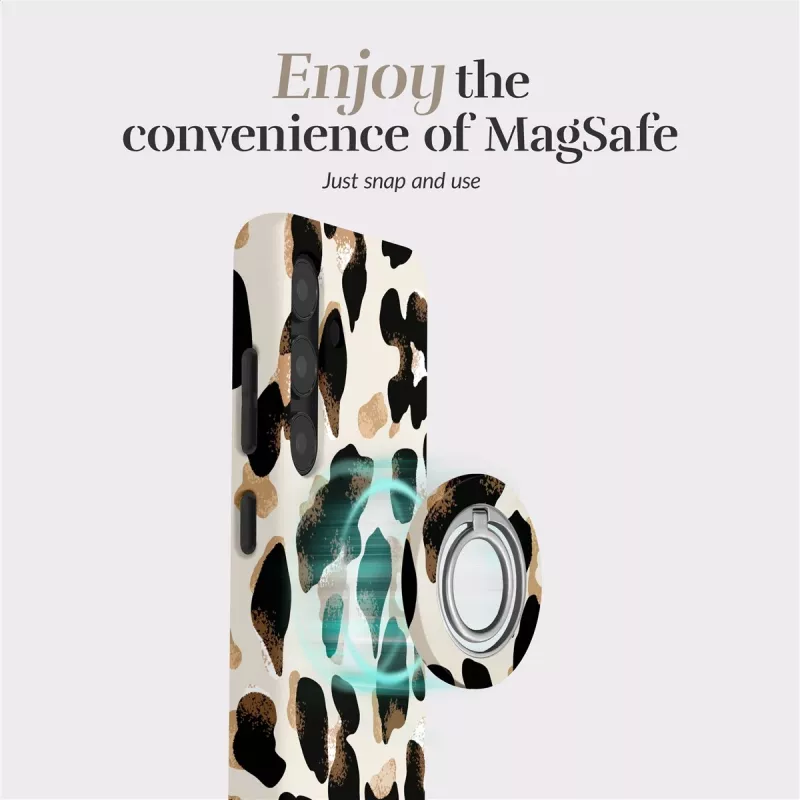 MIO Leopard MagSafe-yhteensopiva sormusteline