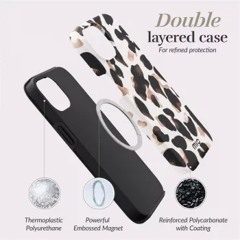 MIO Leopard MagSafe-yhteensopiva kotelo iPhone 16:lle