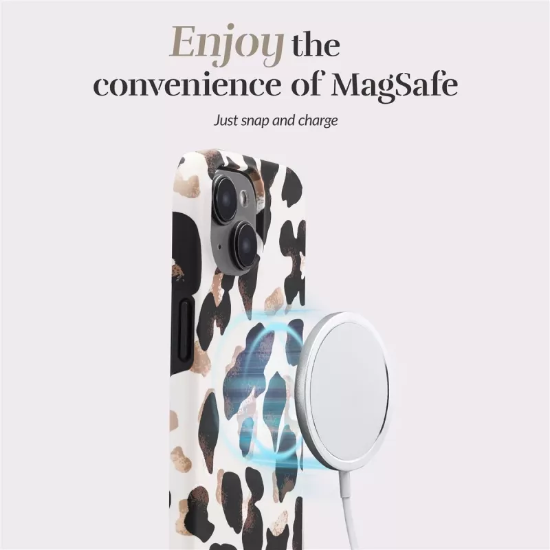 MIO Leopard MagSafe-yhteensopiva kotelo iPhone 16:lle