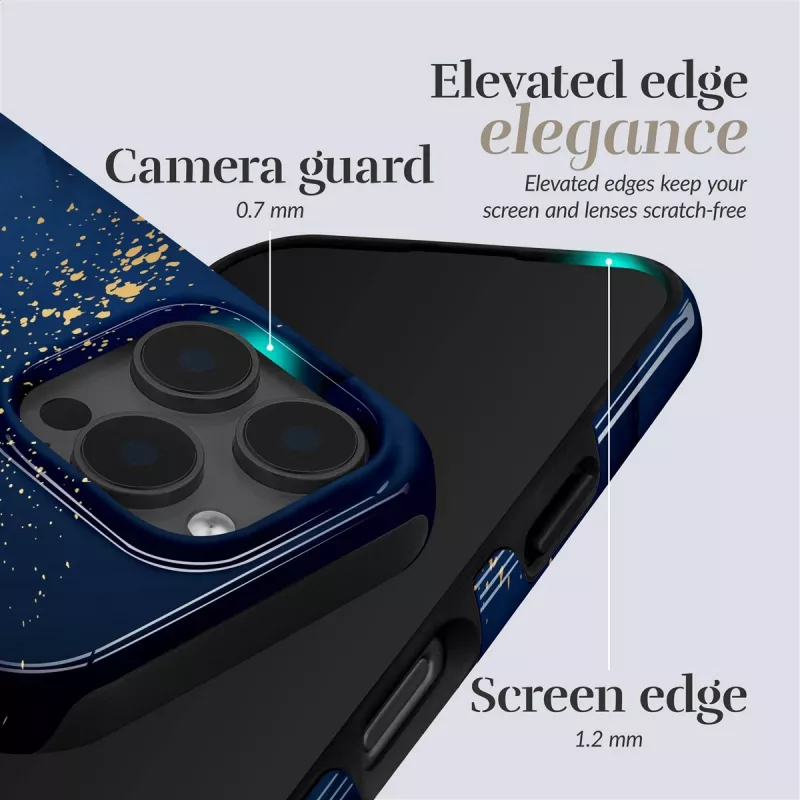 MIO Midnight Sparkle MagSafe-kuori yhteensopiva iPhone 13/14/15