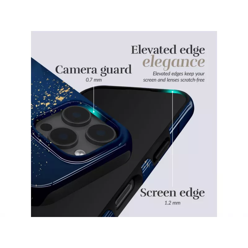 MIO Midnight Sparkle Magsafe -kuori, yhteensopiva iPhone 17 Pro -puhelimelle