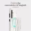 MIO Sandy Zebra Magsafe -kuori, yhteensopiva kortinpidike