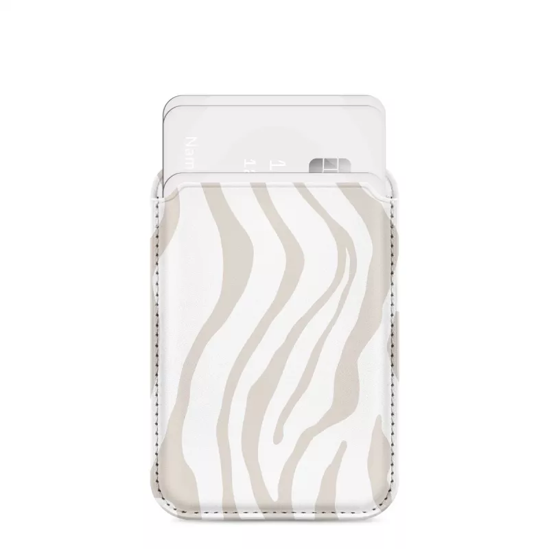 MIO Sandy Zebra Magsafe -kuori, yhteensopiva kortinpidike