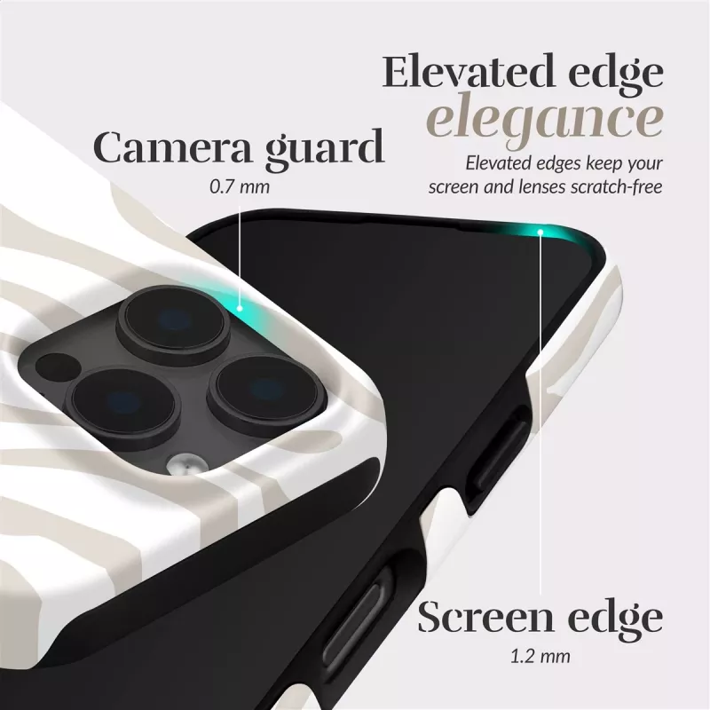 MIO Sandy Zebra MagSafe -kotelo, yhteensopiva iPhone 16