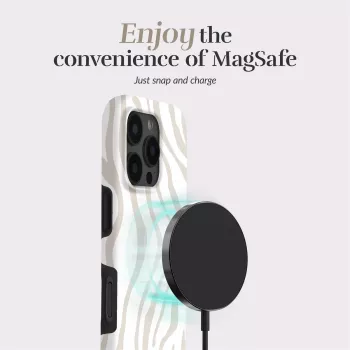 MIO Sandy Zebra MagSafe -kotelo, yhteensopiva iPhone 16