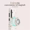 MIO Soft Terrazzo Magsafe -kuori, yhteensopiva sormuksenpidike